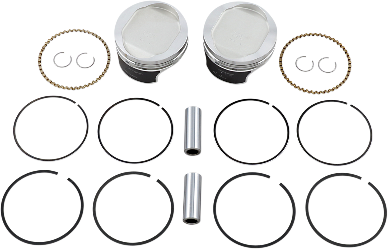 Wiseco 1200cc Reverse Dome Piston Kit for Harley-Davidson XL1200C 1996-2019 K0213PS