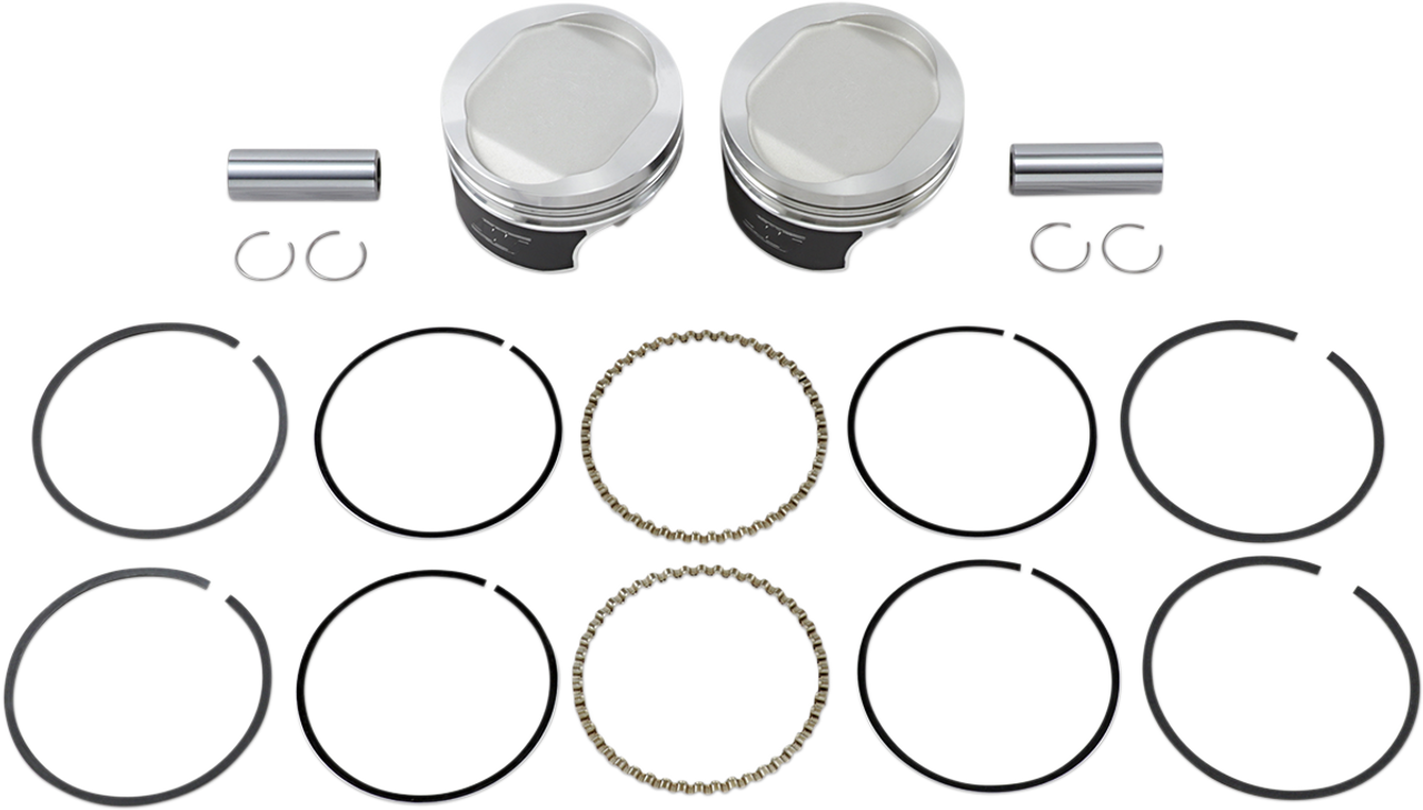 Wiseco 2004-2006 Harley-Davidson Sportster 883 Custom 10:1 Compression Piston Kit K0213P3