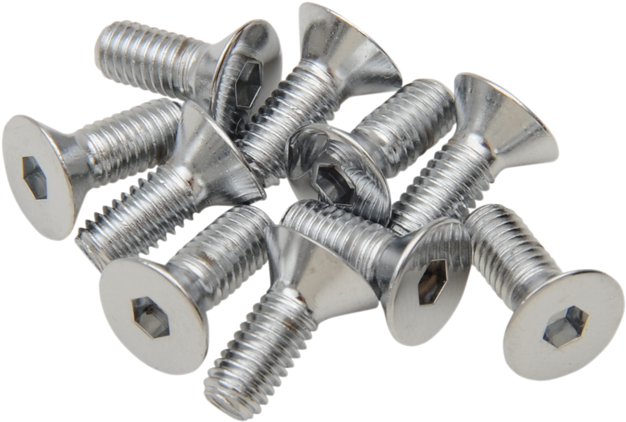 DRAG SPECIALTIES 10X32X3/4 Chrome Flat Head MPB573