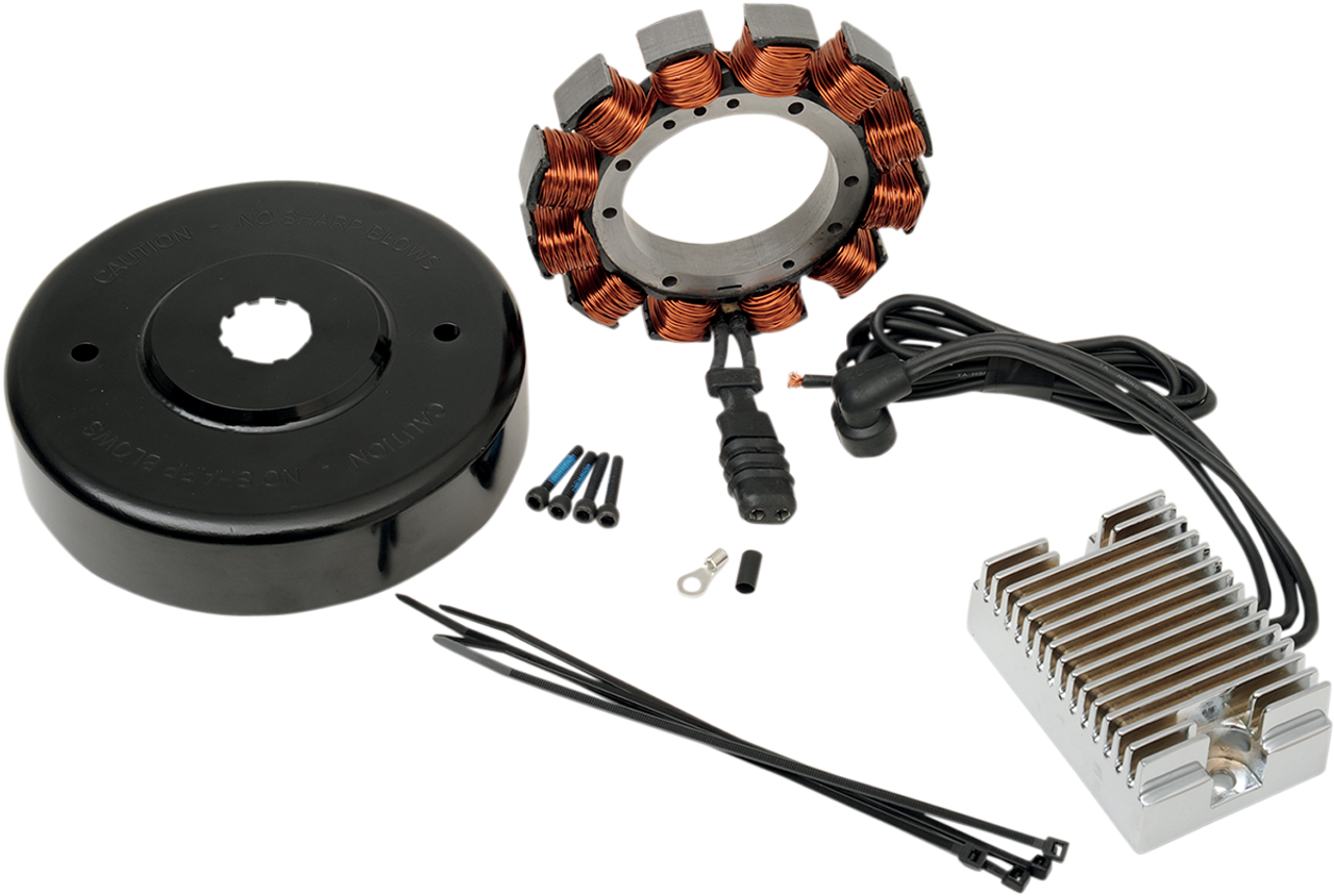 DRAG SPECIALTIES 32A Charging Kit - Chrome Regulator 29985-87HV-BXLB
