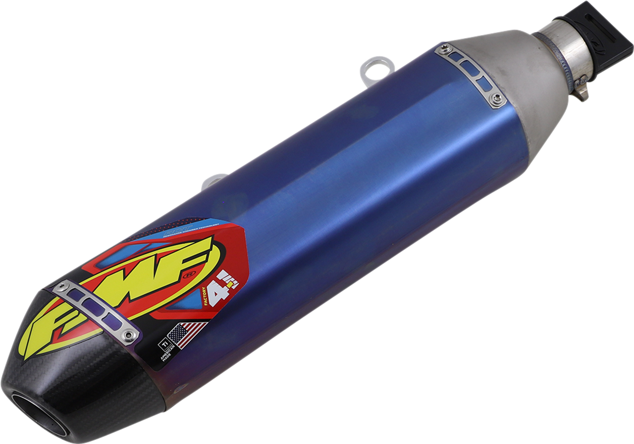 FMF 4.1 RCT Exhaust with MegaBomb - Anodized Titanium 045654