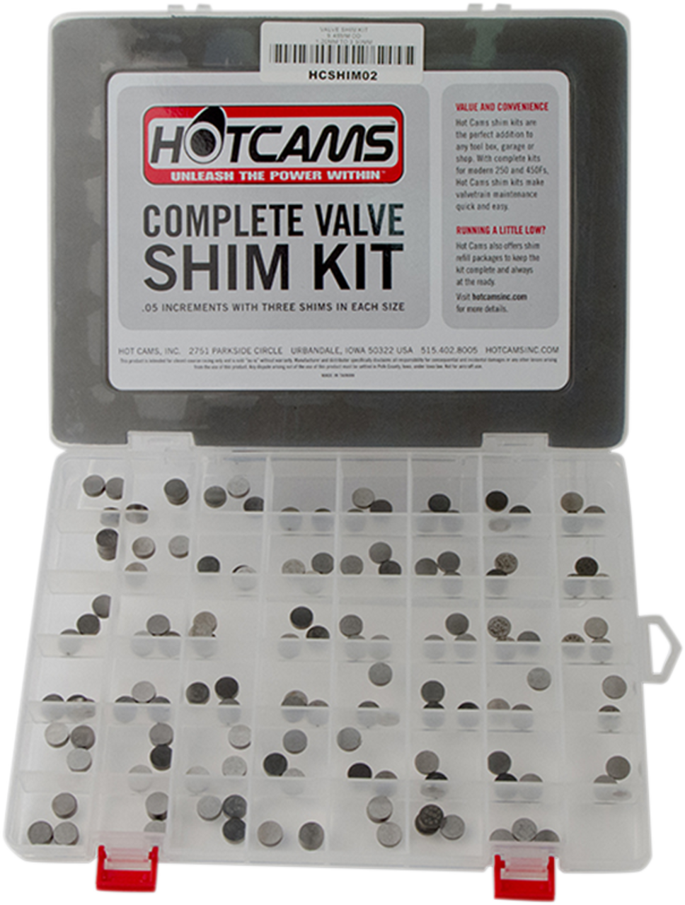 Hot Cams 8.9mm Valve Shim Kit for 2005-2018 KTM 250 SX-F HCSHIM00
