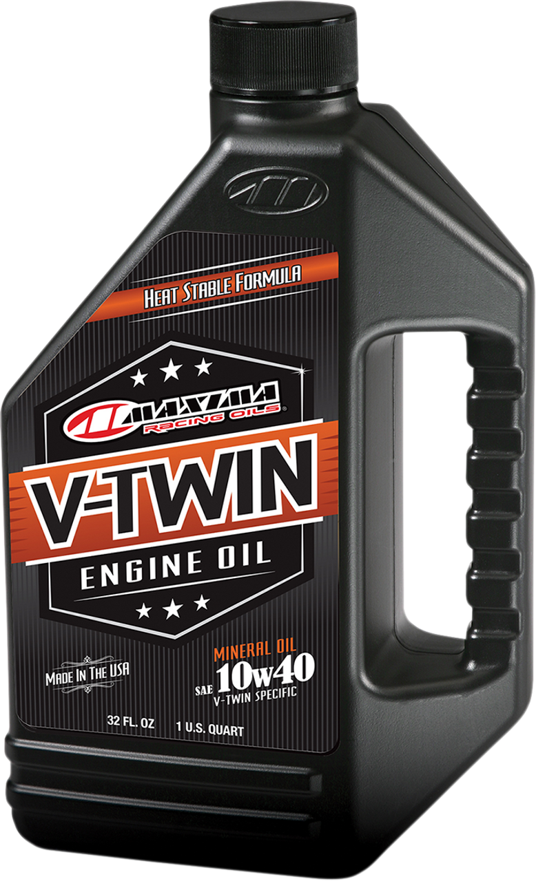 MAXIMA RACING OIL V-Twin Oil - 10W-40 - 1 U.S. quart 30-05901