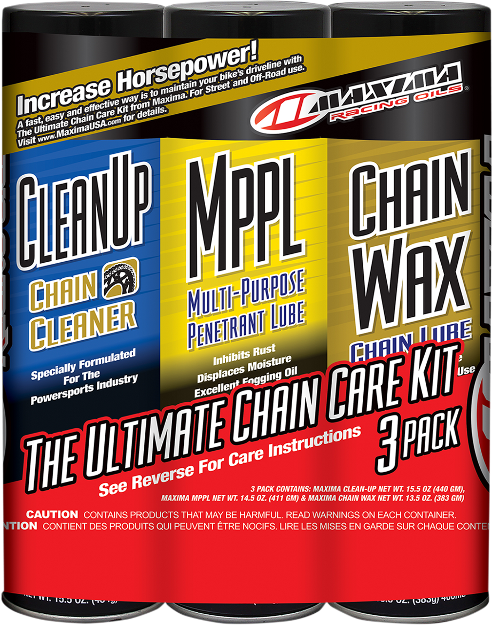MAXIMA RACING OIL Chain Wax/Care Kit 70-749203-N