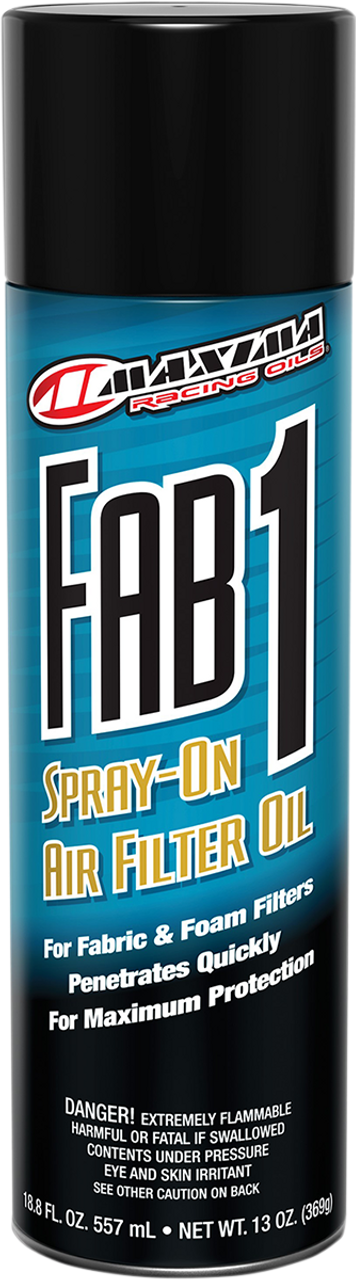 MAXIMA RACING OIL Fab1 Filter Oil - 13 oz. net wt. - Aerosol 61920-N