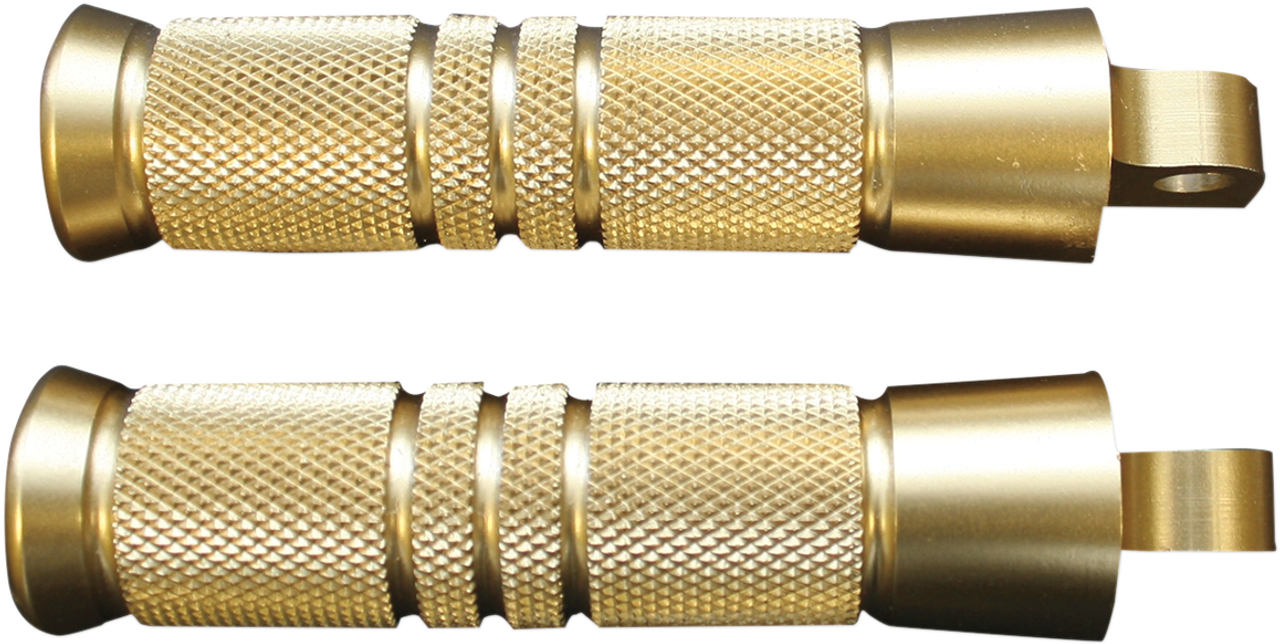 ACCUTRONIX Brass Footpegs - Grooved RP111-KG5