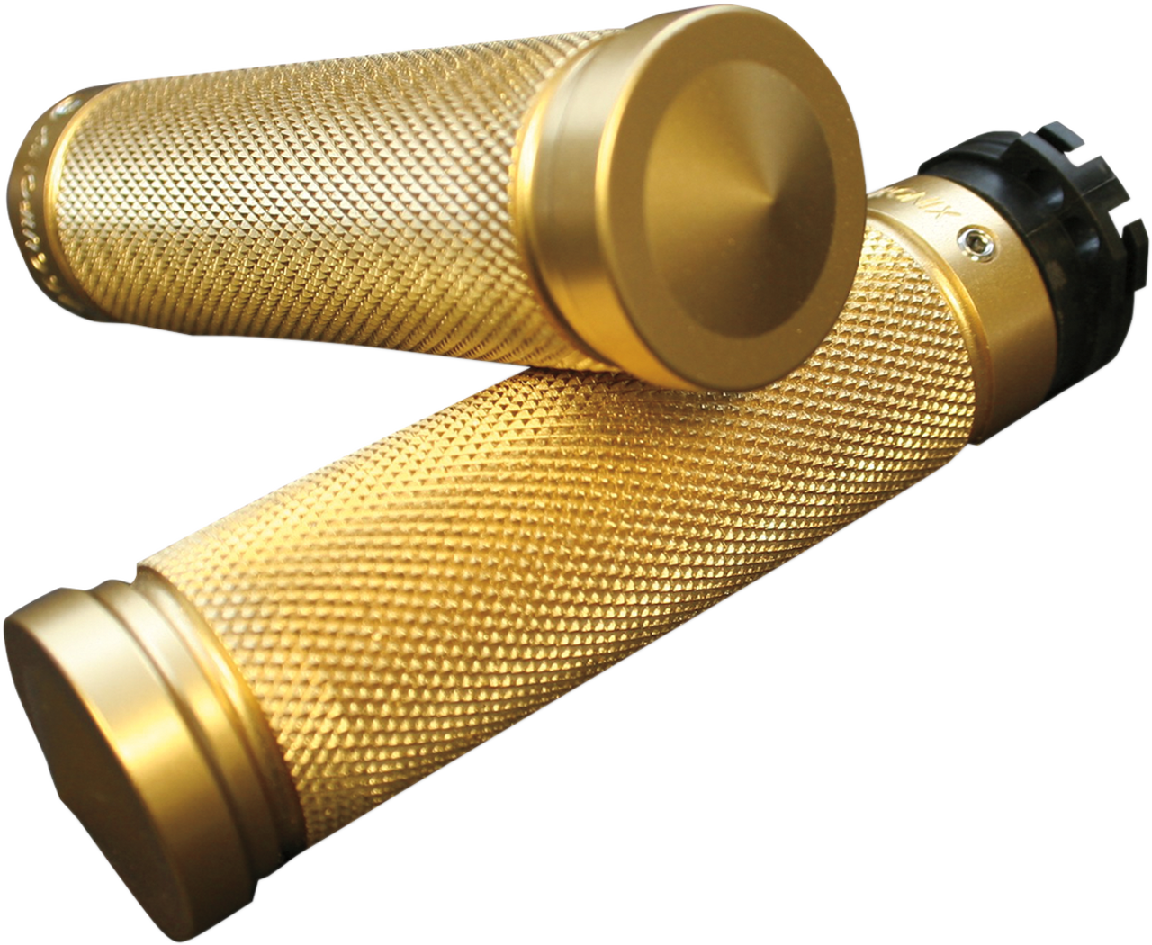 ACCUTRONIX Grips - Knurled - Brass GR100-K5