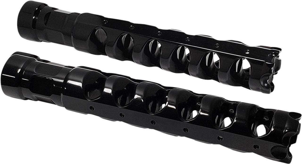 ACCUTRONIX Muzzle Break Footpeg - Black - Rigid PF121-AKB