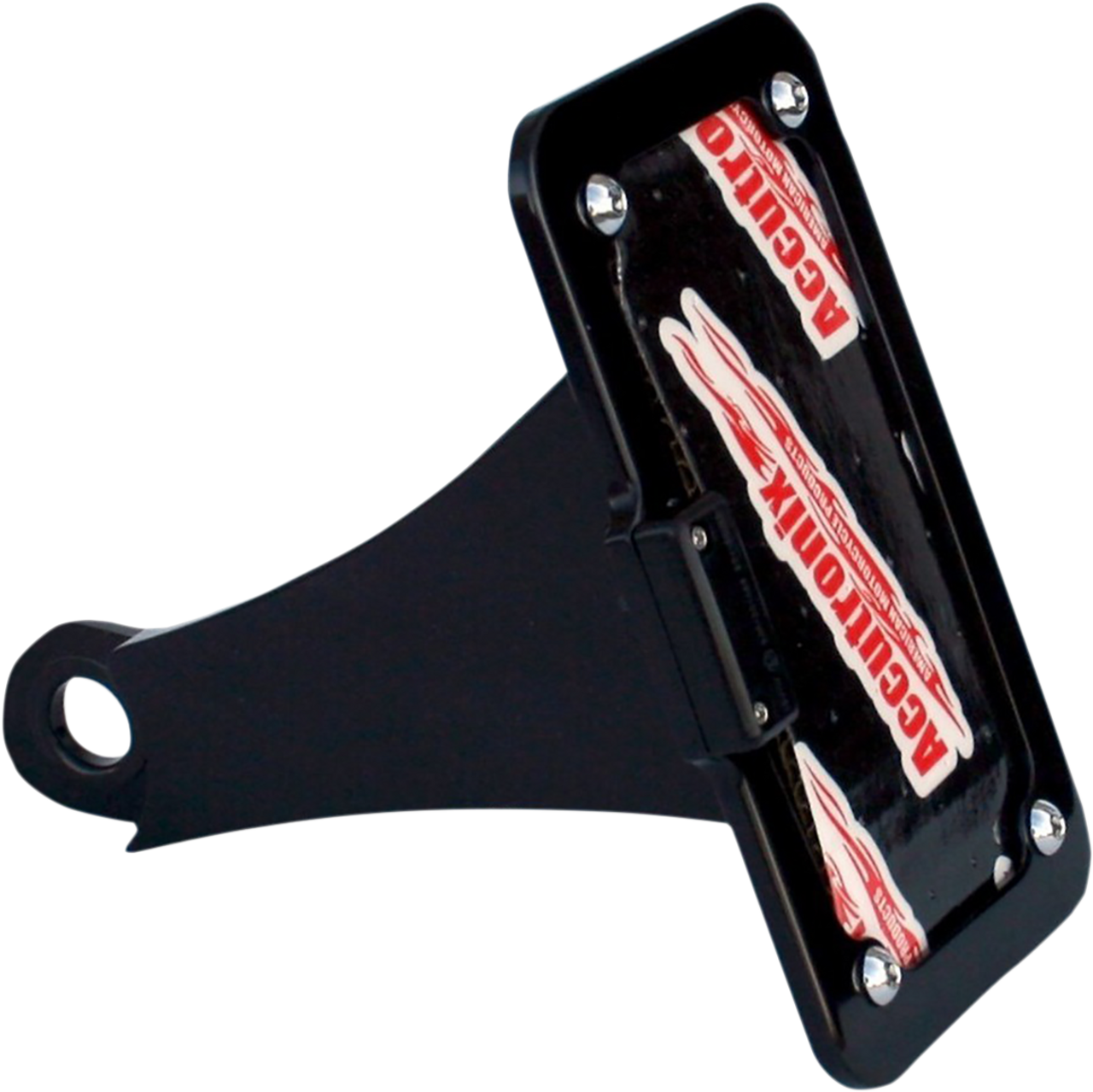 ACCUTRONIX Side Mount License Plate Assembly - Black LPF106HV-B
