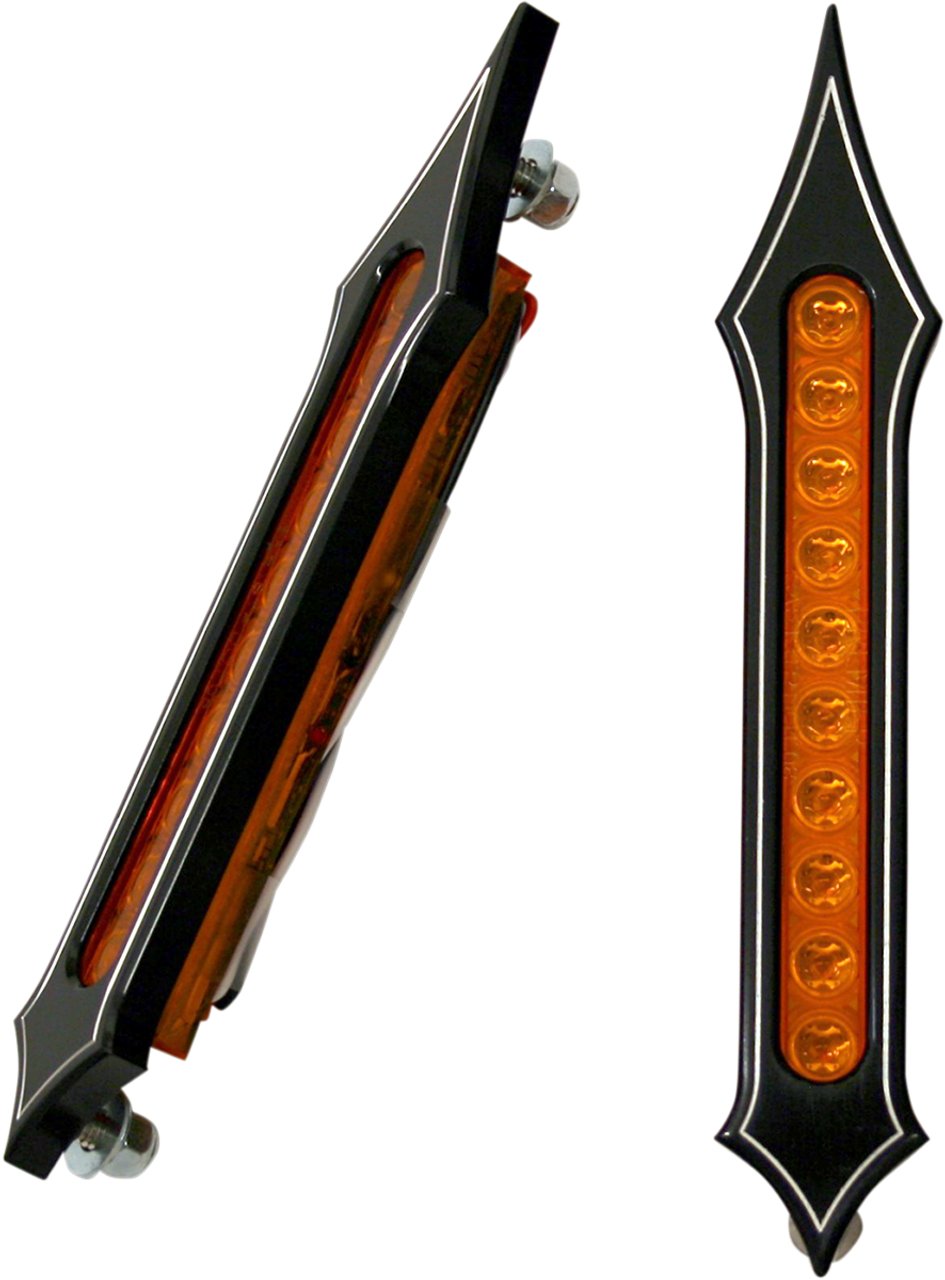 ACCUTRONIX Bag Light - Tribal Slotted - Amber Lens - Night Series BL02-LSN