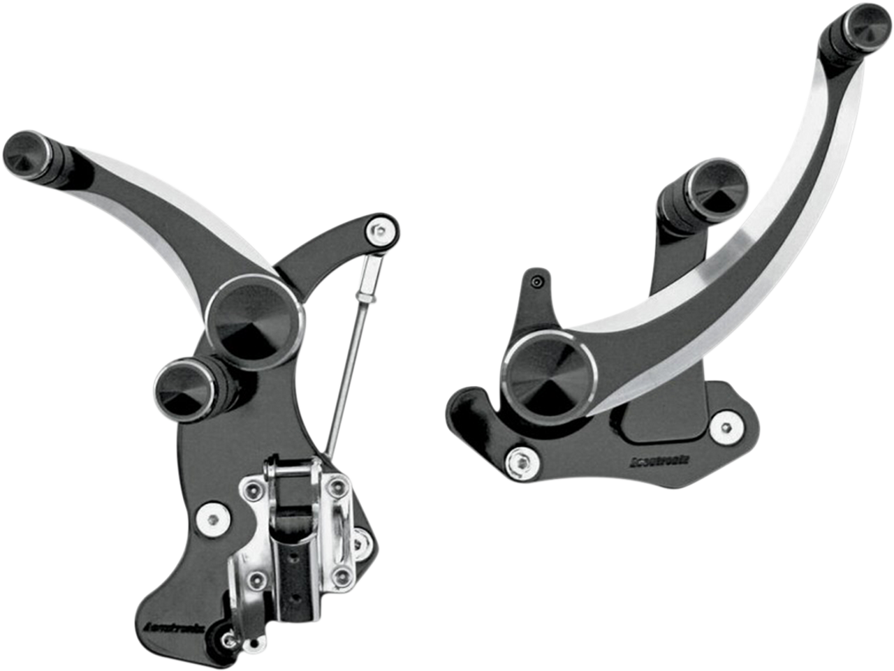 ACCUTRONIX Forward Control - Diamond - Black - '14+ FLH FC405-SIN