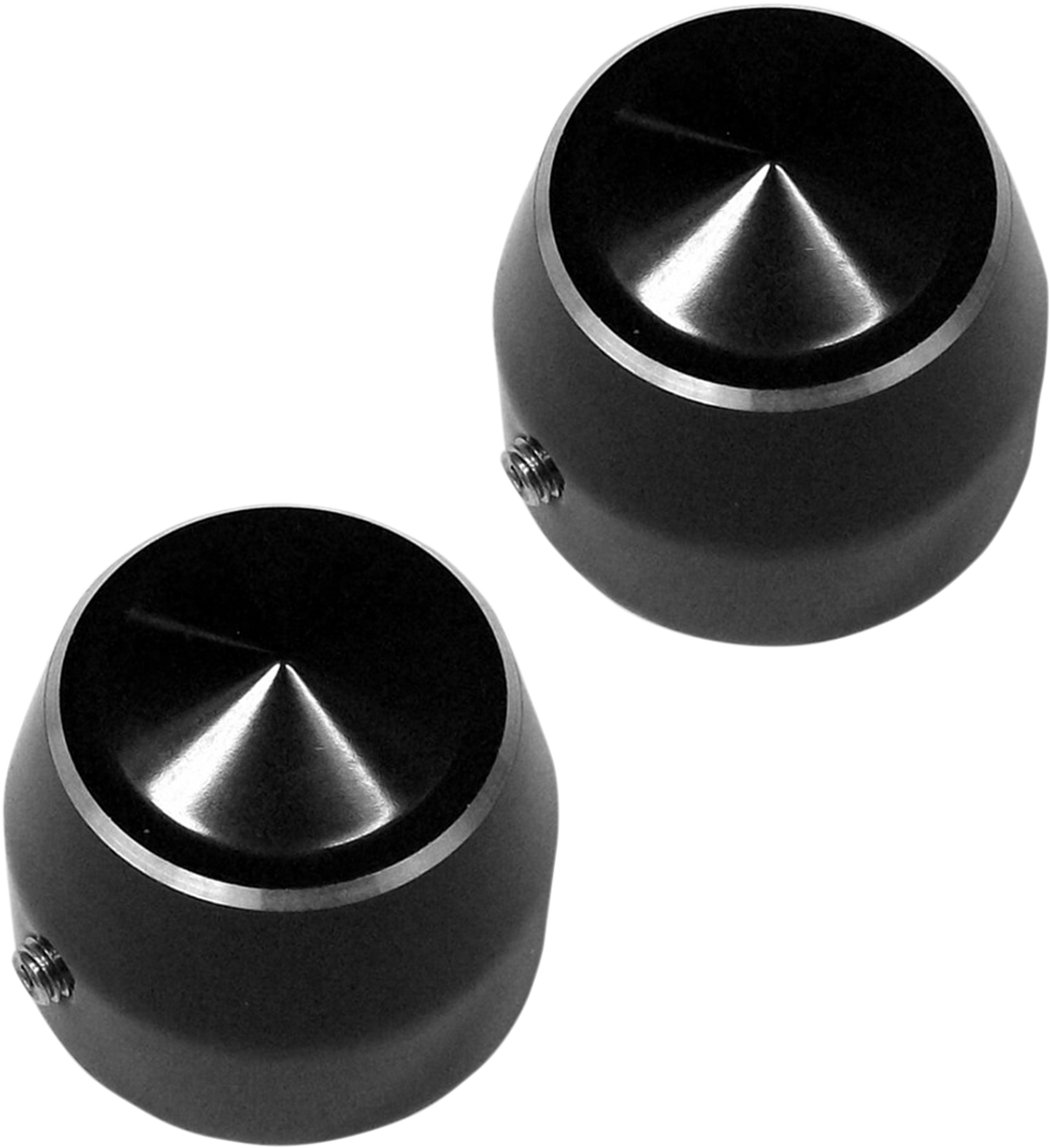 ACCUTRONIX Axle Caps - Black - Elite - 25 mm TAC102-EN