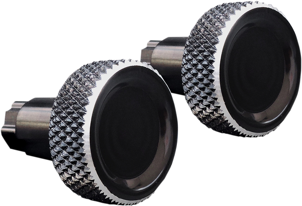 ACCUTRONIX Saddlebag Latch Levers - Black SLK01-KN