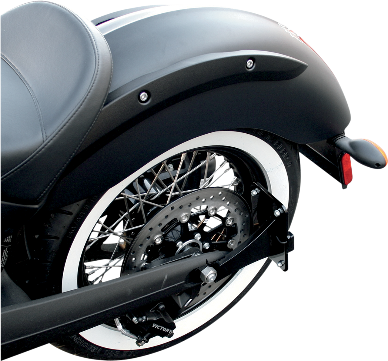 ACCUTRONIX Side Mount License Plate Assembly - Black LPF108HV-B