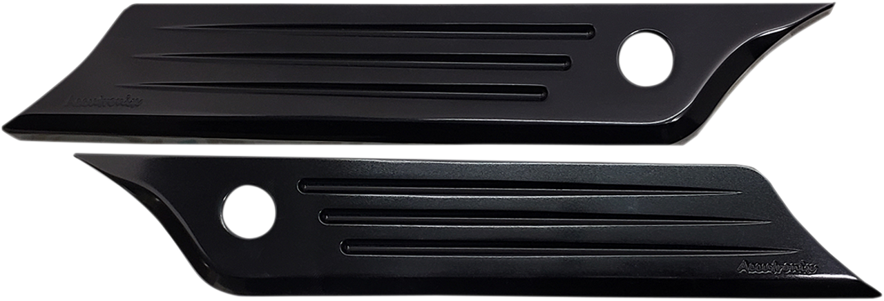 ACCUTRONIX Speed Ball Saddlebag Cover Latch - Black BLC014-SB-B