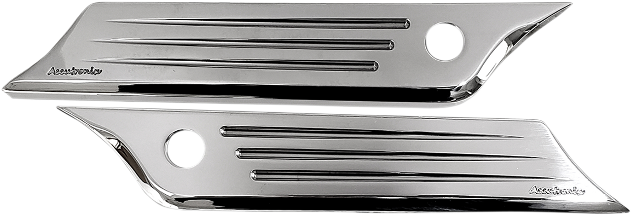 ACCUTRONIX Speed Ball Saddlebag Cover Latch - Chrome BLC014-SB-C