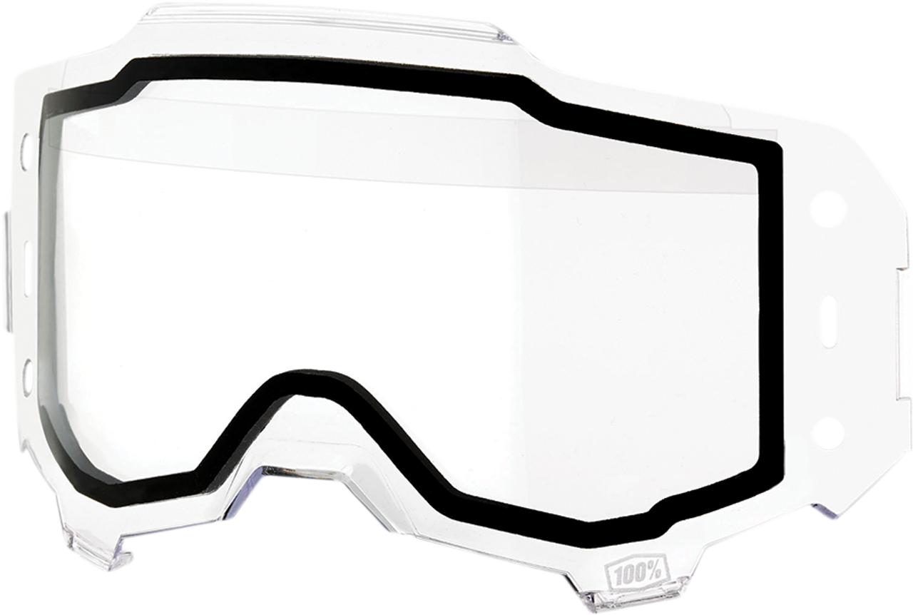 100% Armega Forecast Dual Lens - Clear 59064-00001