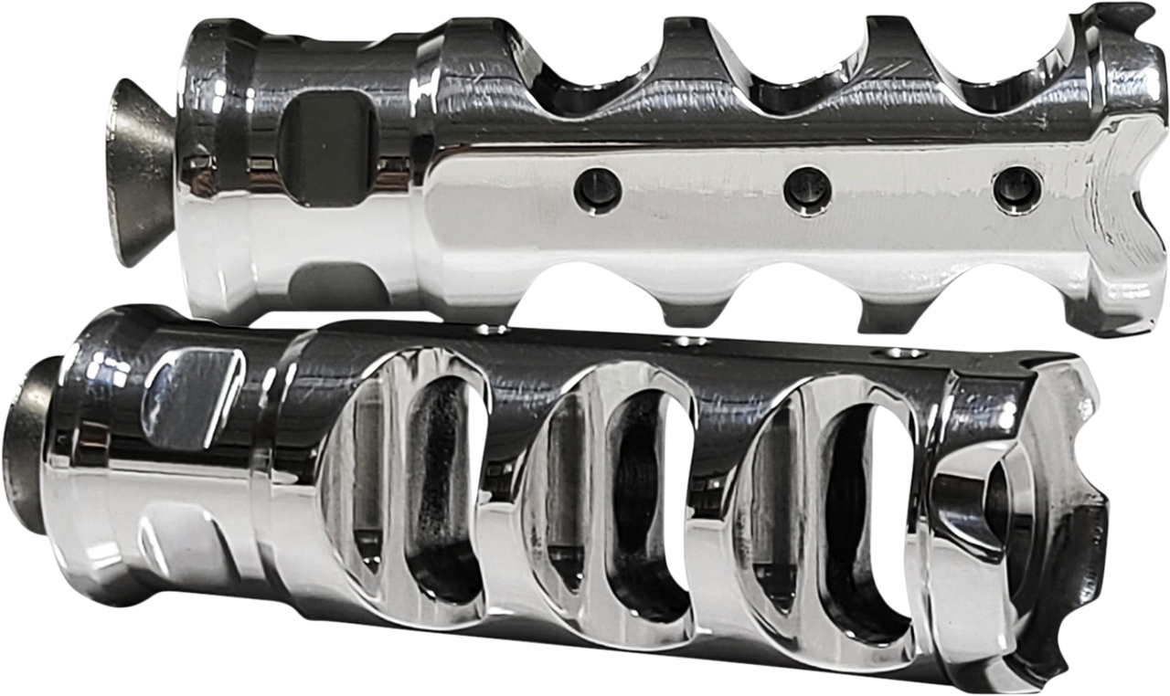 ACCUTRONIX Muzzle Brake Shifter Peg - Heel/Toe - Chrome PT320-AKC