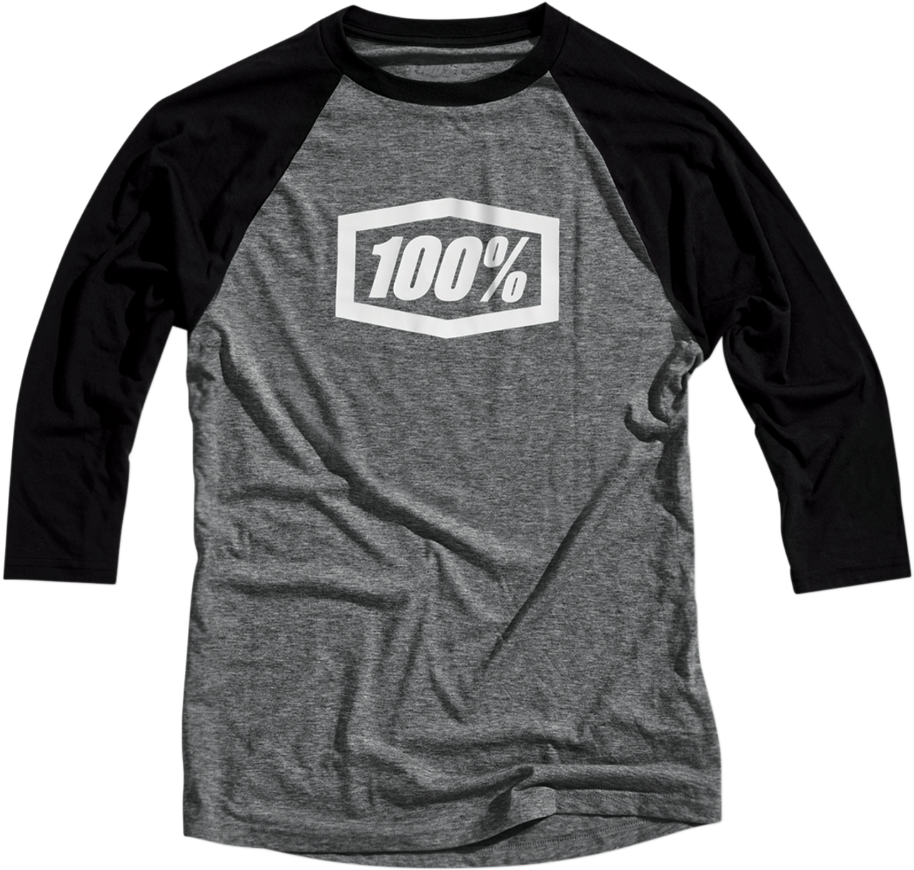 100% Tech Icon 3/4 Sleeve T-Shirt - Black - Small 20012-00000