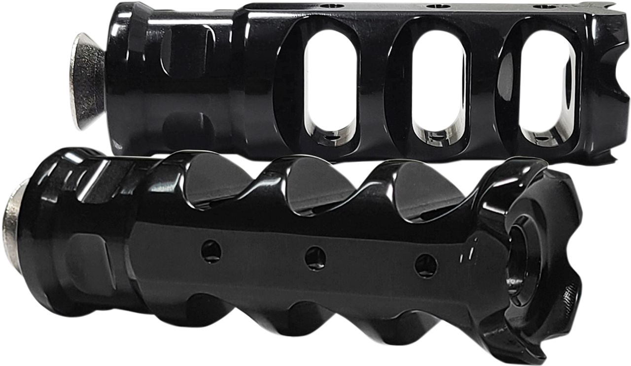 ACCUTRONIX Muzzle Brake Shifter Peg - Heel/Toe - Black PT320-AKB