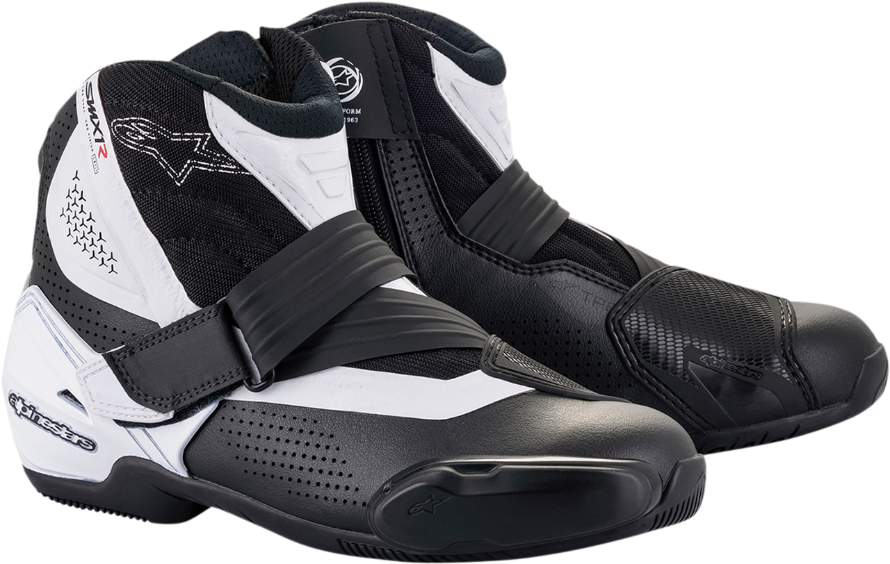 ALPINESTARS SMX-1R V V2 Boots - Black/White - US 9.5 / EU 44 2224021-12-44
