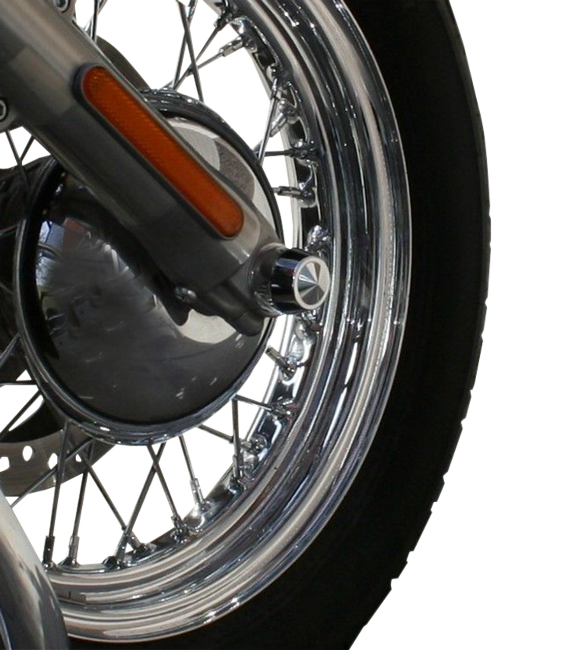 ACCUTRONIX Axle Caps - Elite - Chrome - 1" TAC101-EC