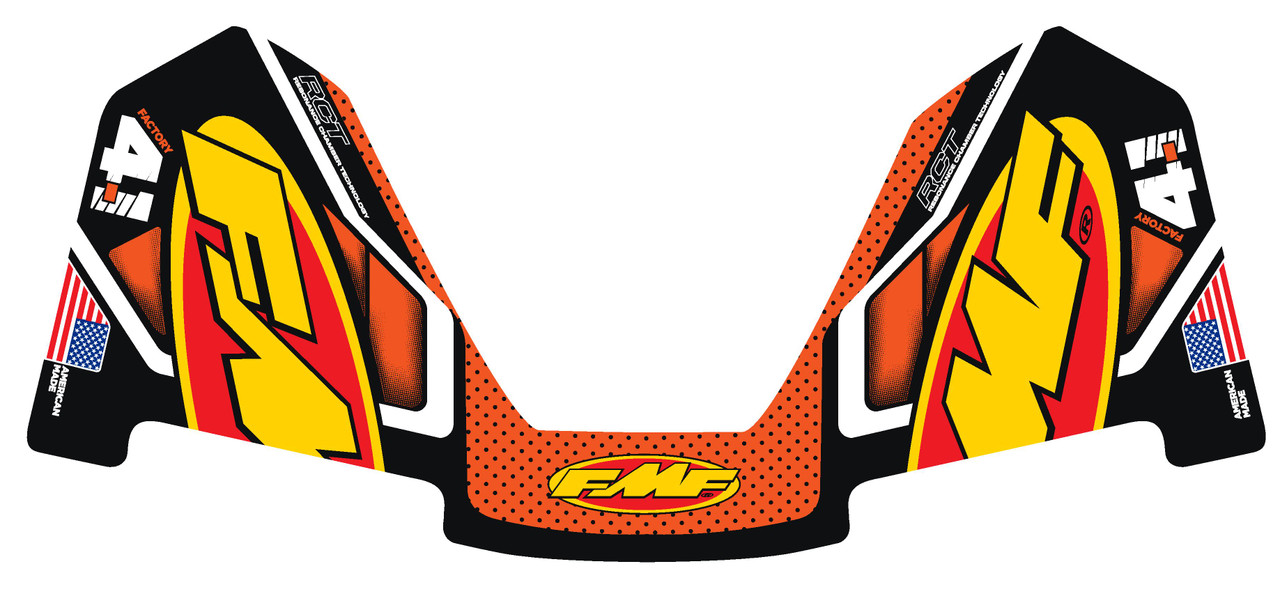FMF Colorways Logo Kit - Orange 014850