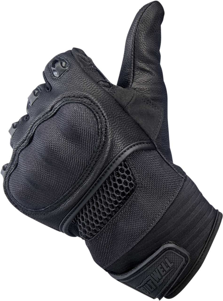 BILTWELL Bridgeport Gloves - Black - Large 1509-0101-304