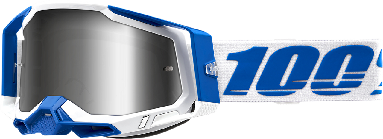 100% Racecraft 2 Goggles - Isola - Flash Silver 50010-00005