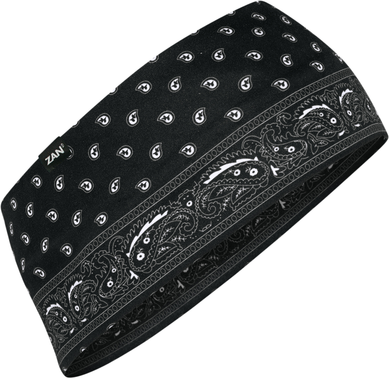 ZAN HEADGEAR SportFlex‚® Headband - Black Paisley HBL101