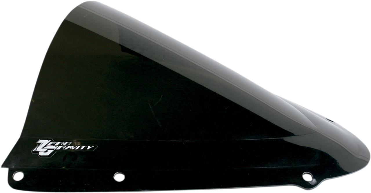 ZERO GRAVITY Double Bubble Windscreen - Dark Smoke - GSXR1 16-109M-19