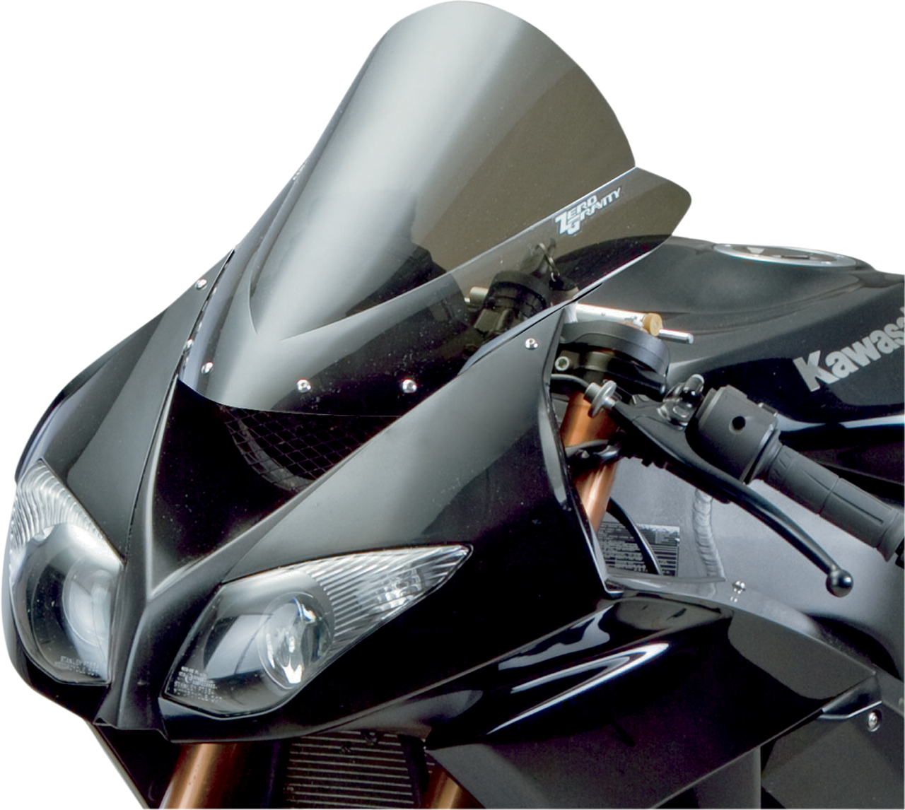 ZERO GRAVITY Double Bubble Windscreen - Light Smoke - ZX-10R 16-262-02