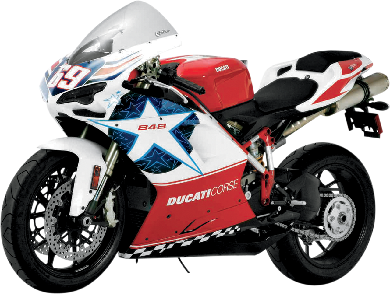 ZERO GRAVITY Corsa Windscreen - Clear - Ducati 24-729-01