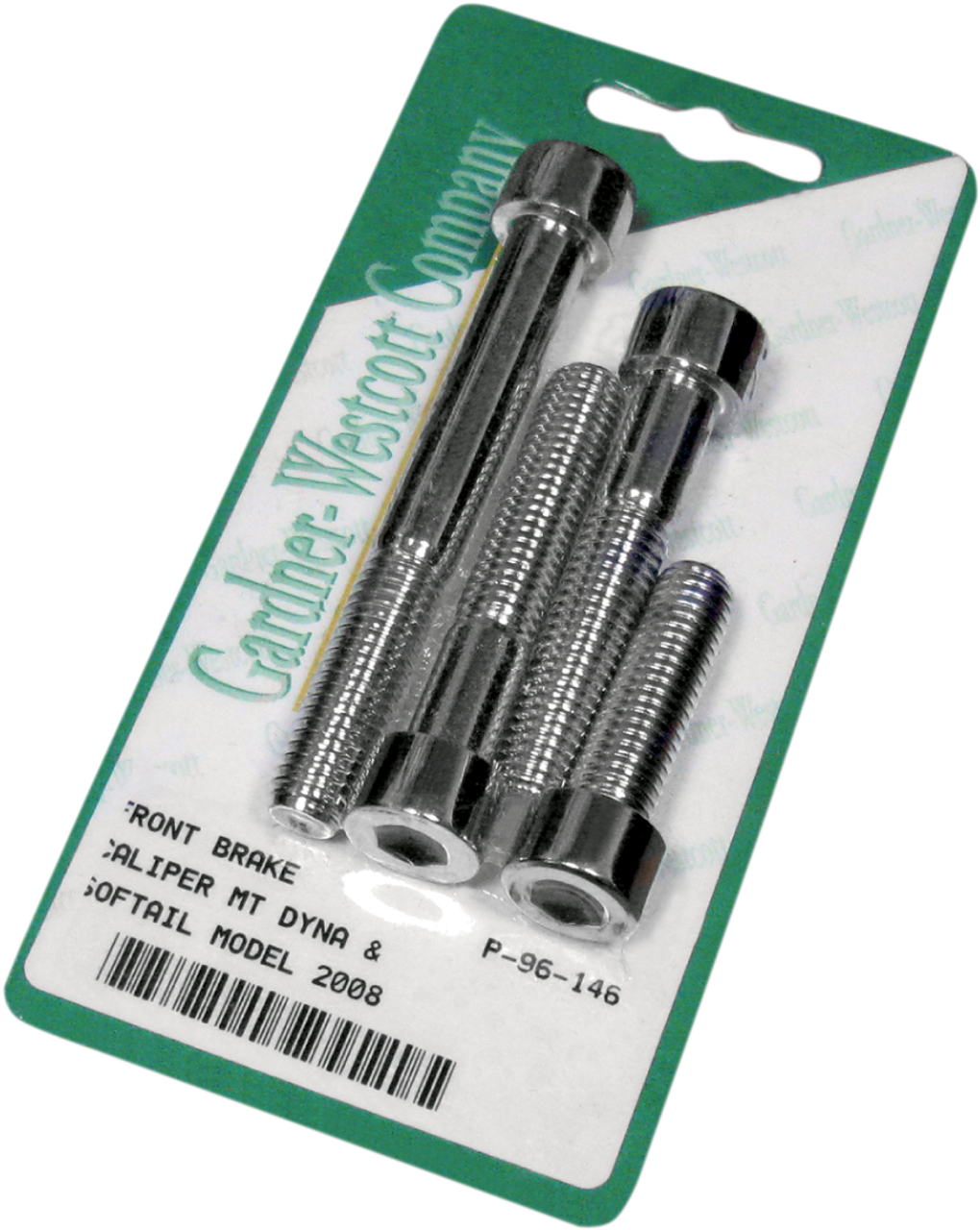 GARDNER-WESTCOTT Front Caliper Bolt Set - Polished P-96-146