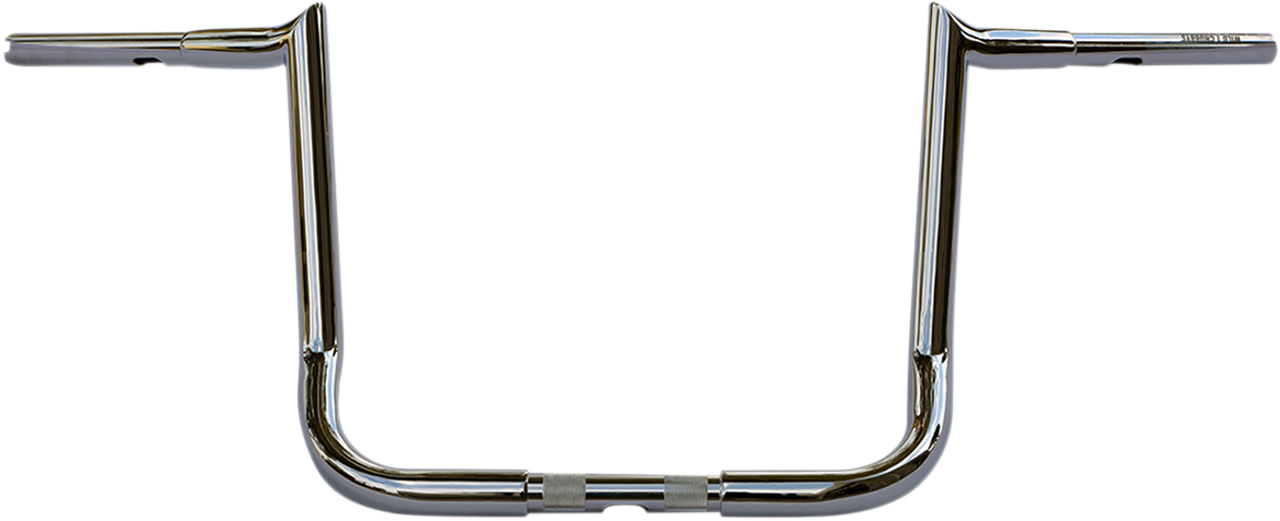 WILD 1 Handlebar - Bagger - Hooked - 14" - Chrome WO594