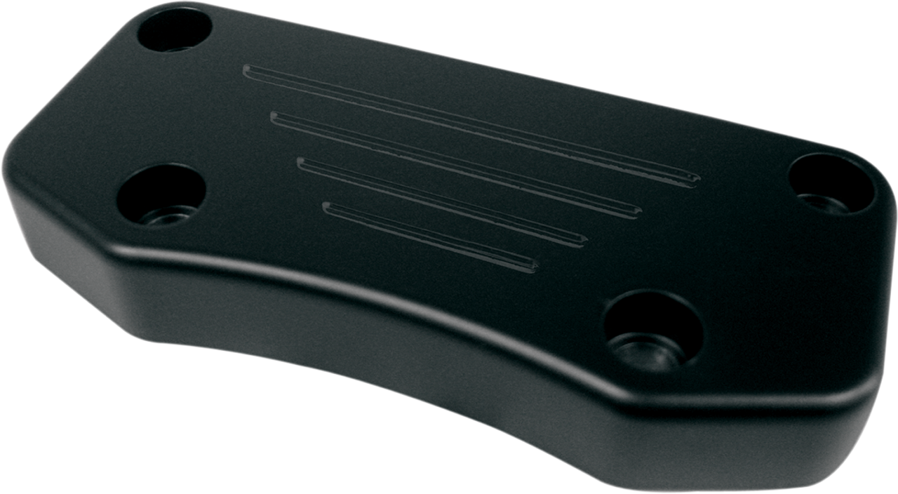 WILD 1 Handlebar Clamp - Ball-Milled - Black WO506B