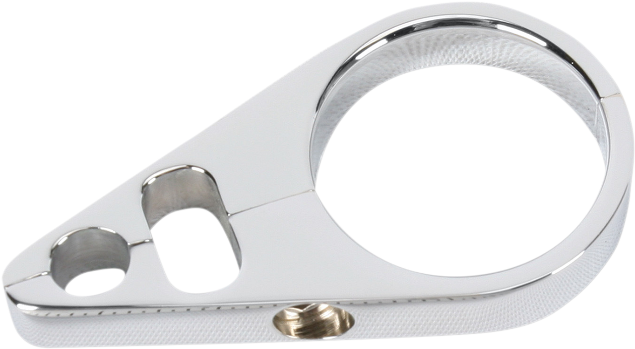 WILD 1 Cable Guide - 1-1/4" - Throttle/Idle/Brake - Chrome WO833