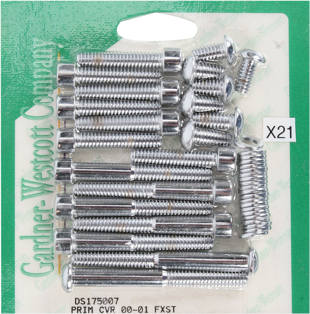 GARDNER-WESTCOTT Primary Cover Hardware P-10-18-08