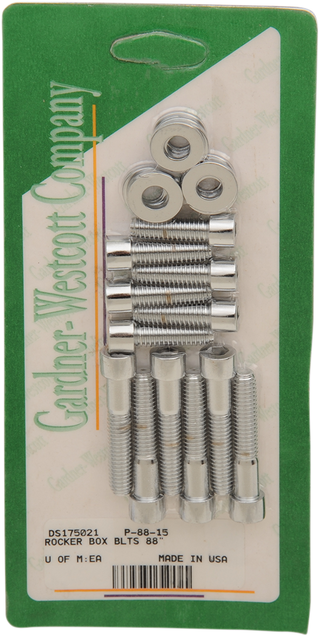 GARDNER-WESTCOTT Rocker Box Bolts - '99-'17 Twin Cam P-88-15