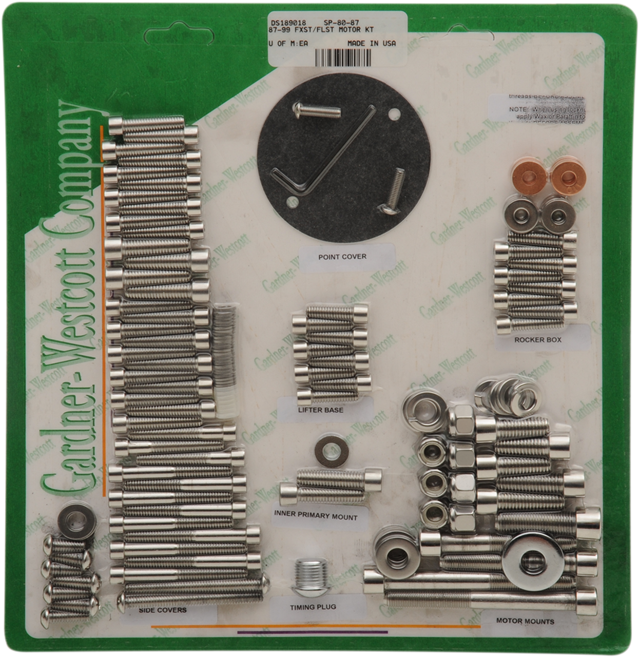 GARDNER-WESTCOTT Stainless Steel Motor SP-80-87