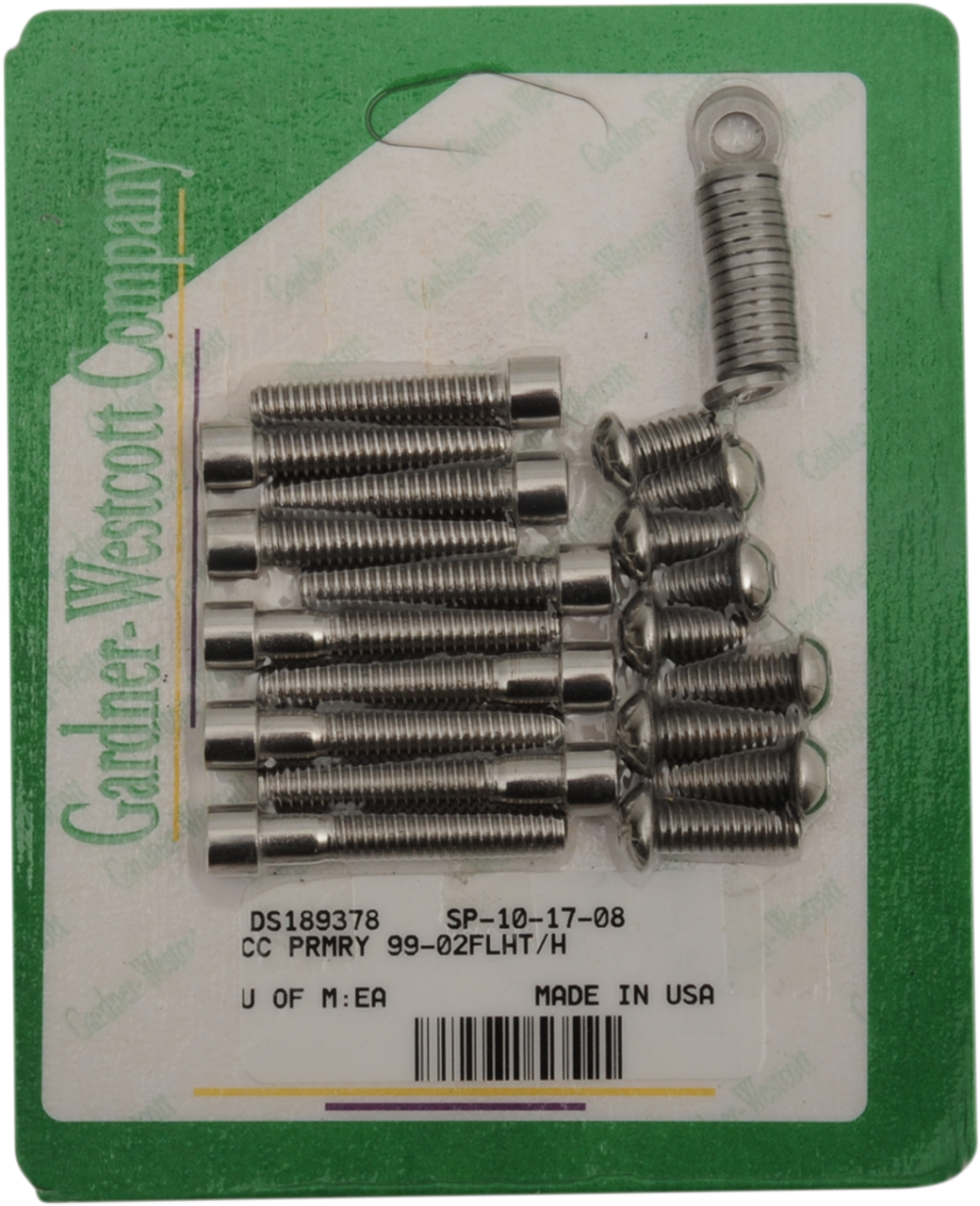 GARDNER-WESTCOTT Stainless Steel - Primary SP-10-17-08