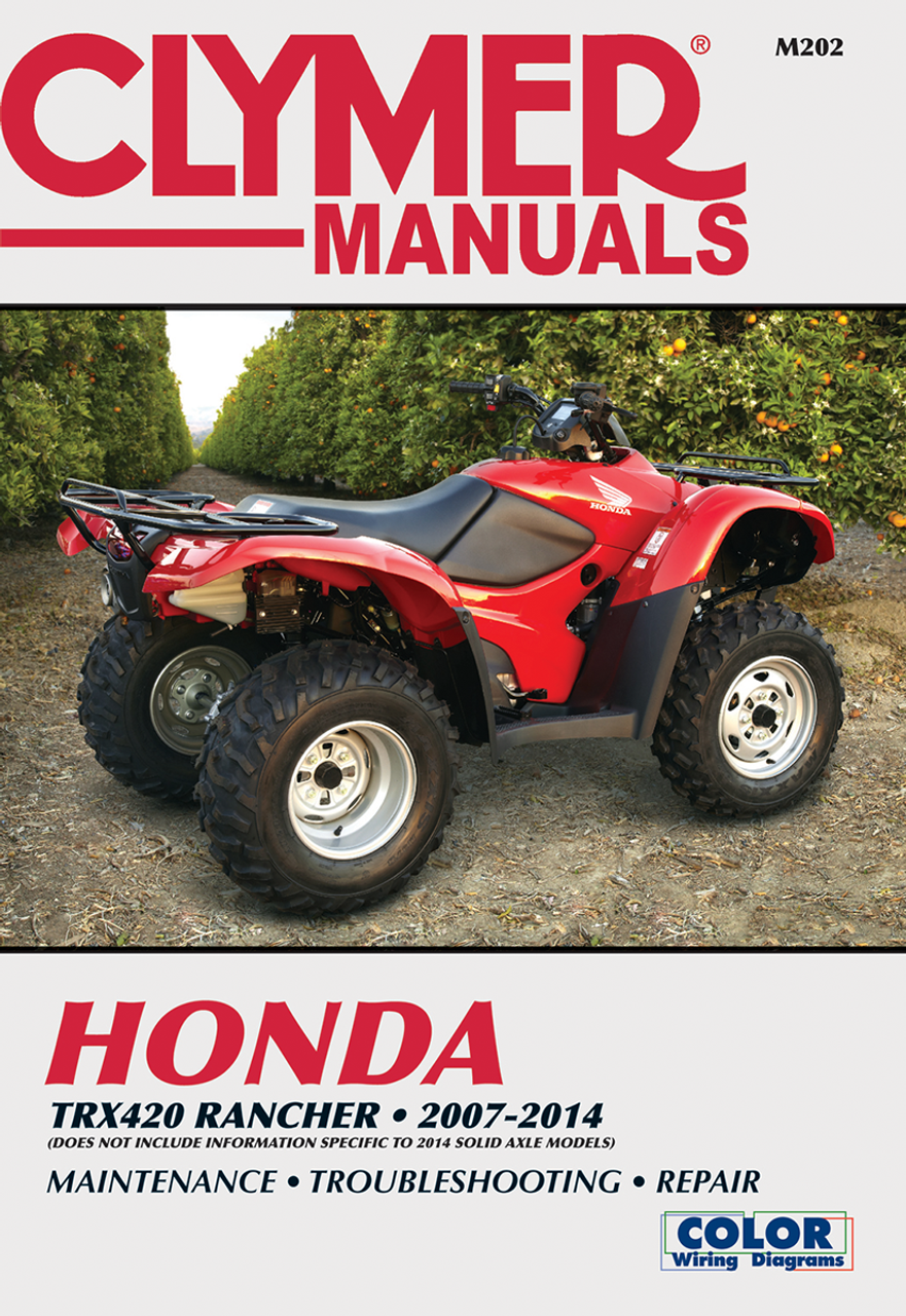 CLYMER Manual - Honda TRX420 '07-'14 M202