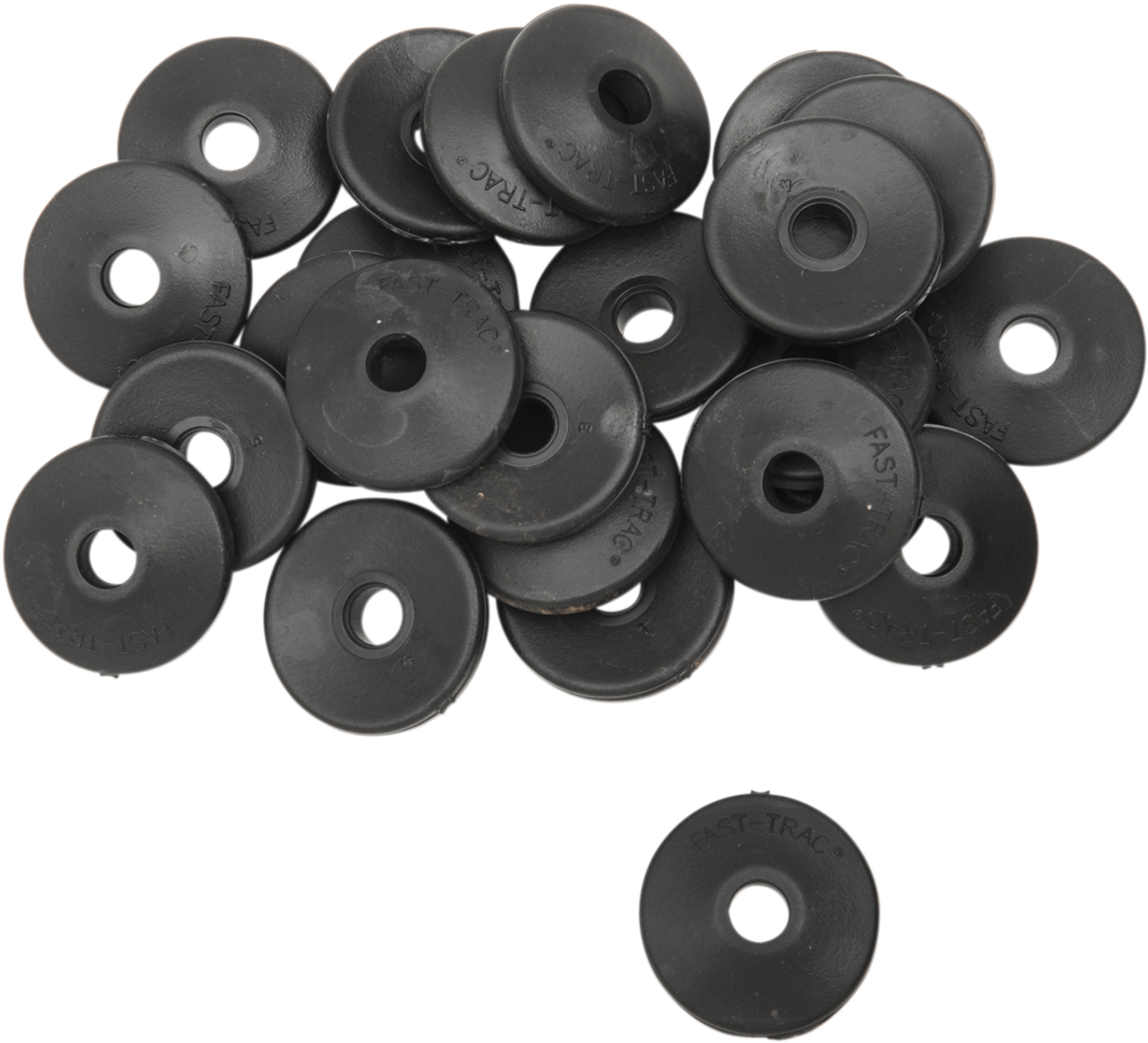 Fast-Trac Air Lite Round Backer Plates Black 5/16in Thread 24 Pack 208RX-24