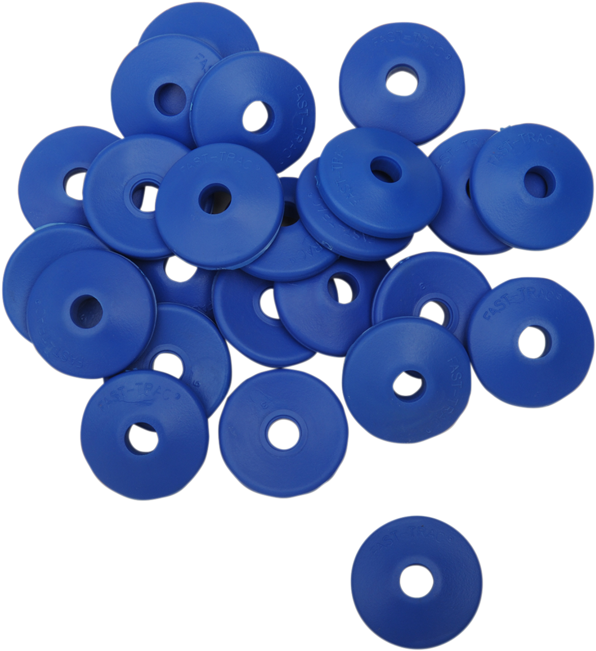 Fast-Trac Air Lite Round Backer Plates Blue 5/16in Thread 24 Pack 209RB-24