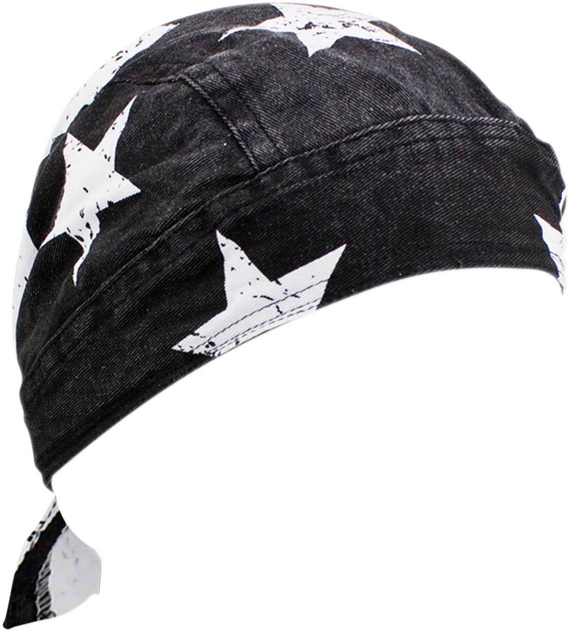 ZAN HEADGEAR Road Hog Flydanna‚® Headwrap - Black/White Flag ZSG091