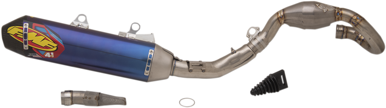 FMF 4.1 RCT Exhaust with MegaBomb - Anodized Titanium 045637