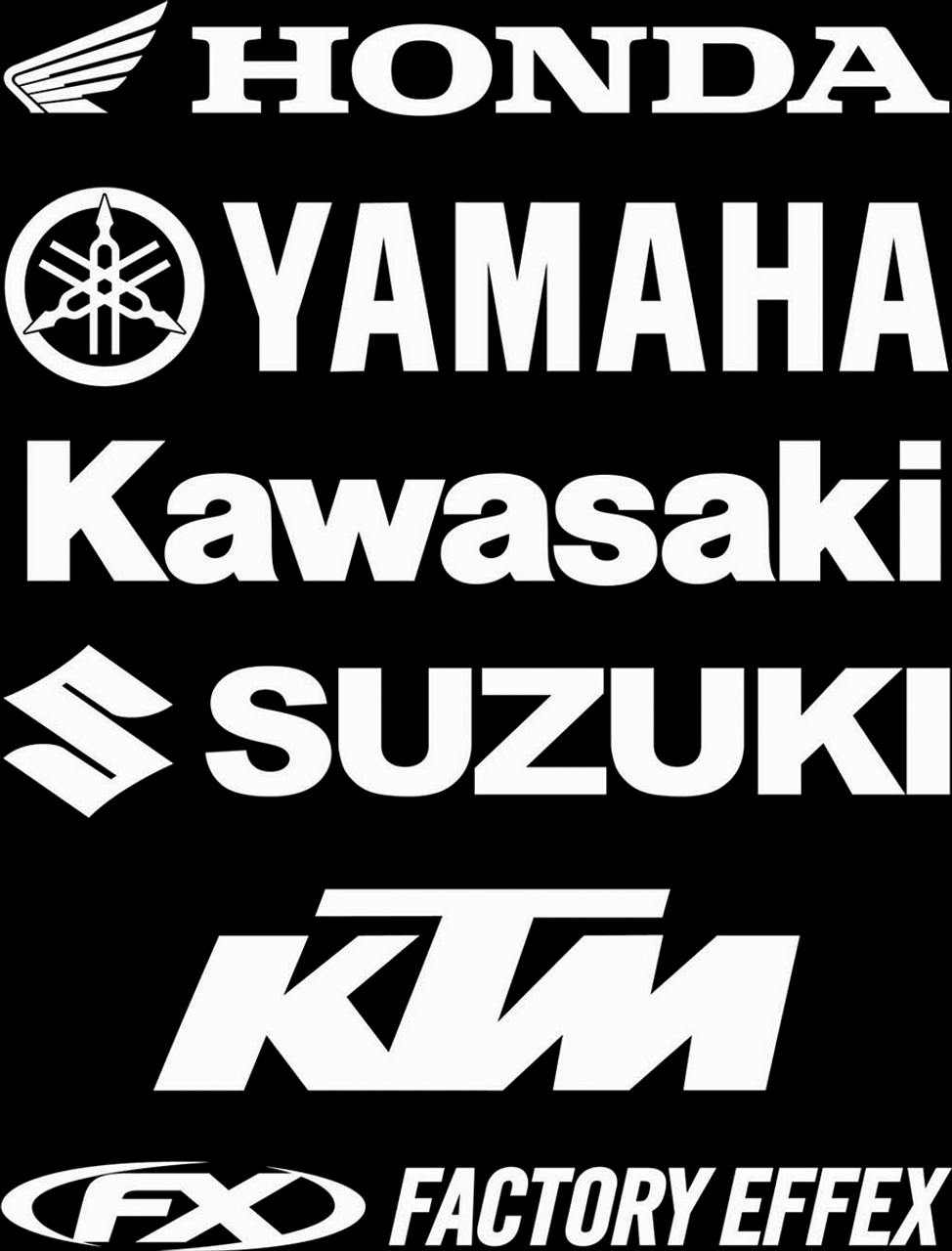FACTORY EFFEX Die-Cut Decal - 3' - Honda 08 06-94334