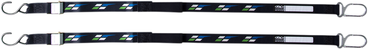 FACTORY EFFEX Tie-Downs - Black - Kawasaki 22-45180